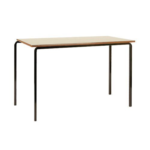 JEMINI MDF EDGED CLASS TABLE 1100X550X590MM BEECH/BLACK (PAC