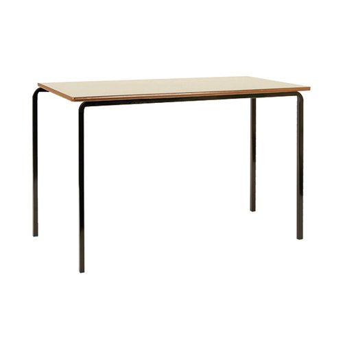 JEMINI MDF EDGED CLASSROOM TABLE 1100X550X760MM BEECH/BLACK