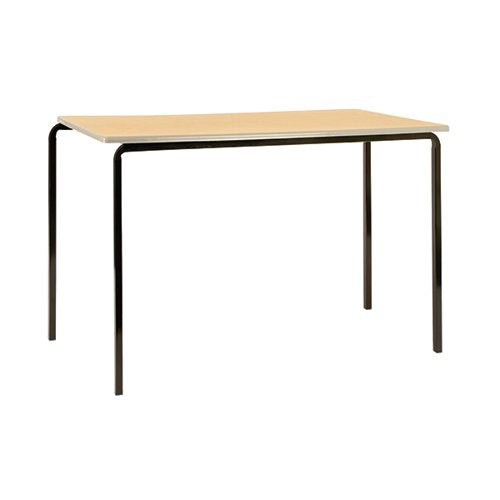 JEMINI MDF EDGED CLASSROOM TABLE 1100X550X590MM BEECH/SILVER