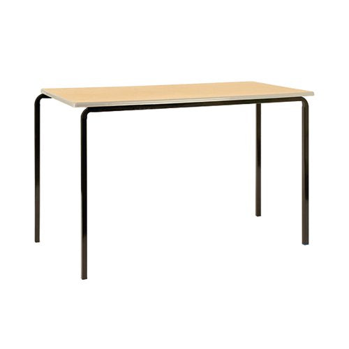 JEMINI POLYURETHANE EDGED CLASS TABLE 1100X550X590MM BEECH/B
