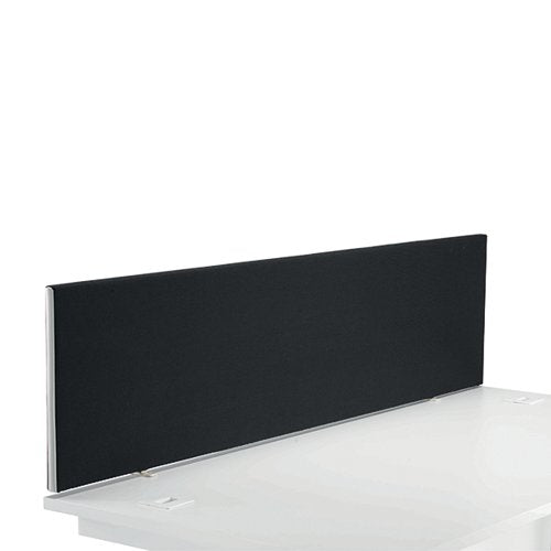 FIRST DESK MOUNTED SCREEN 1600X25X400MM SPECIAL BLACK KF7484