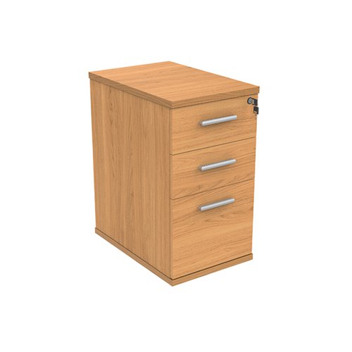 ASTIN 3 DRAWER DESK HIGH PEDESTAL LOCKABLE 404X600X730MM NOR