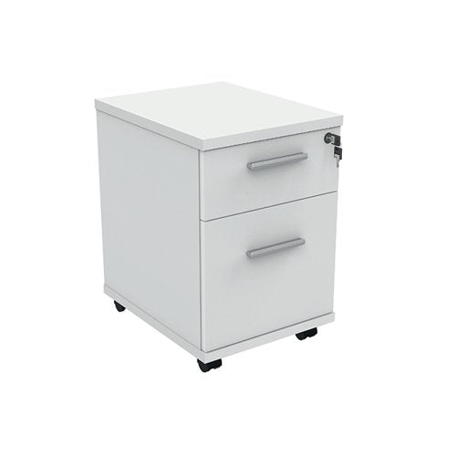 ASTIN 2 DRAWER MOBILE UNDER DESK PEDESTAL 400X500X590MM ARCT