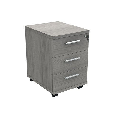 ASTIN 3 DRAWER MOBILE UNDER DESK PEDESTAL 400X500X590MM ALAS