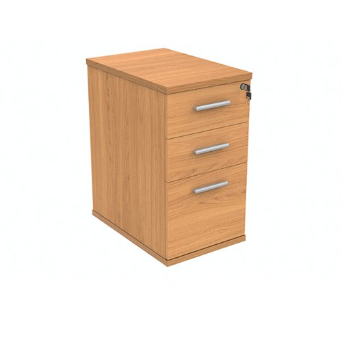 POLARIS 3 DRAWER DESK HIGH PEDESTAL 404X600X730MM NORWEGIAN