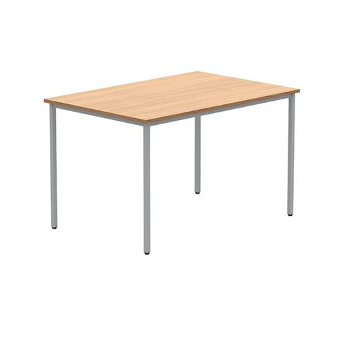 POLARIS RECTANGULAR MULTIPURPOSE TABLE 1200X800X730MM NORWEGIAN BEECH/SILVER KF77892
