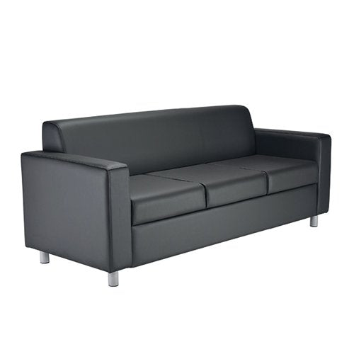 JEMINI ICEBERG 3 SEATER SOFA 1930X750X800MM POLYURETHANE BLA