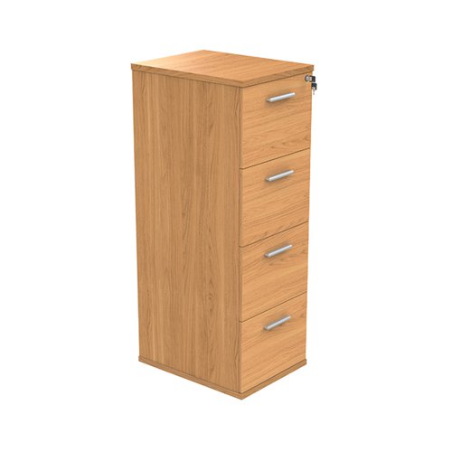 POLARIS 4 DRAWER FILING CABINET 460X600X1358MM NORWEGIAN BEE