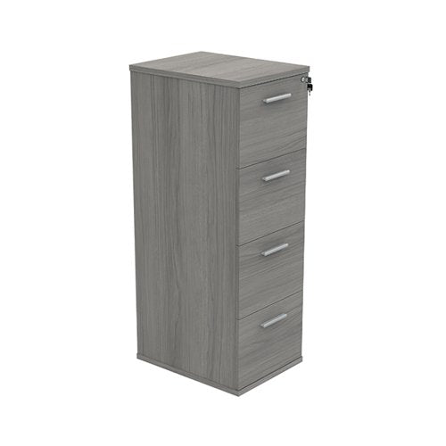 POLARIS 4 DRAWER FILING CABINET 460X600X1358MM ALASKAN GREY