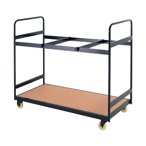 TITAN FOLDING EXAM DESK TROLLEY 25 CAPACITY 600X1225X1150MM