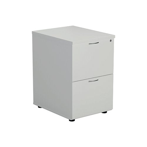 JEMINI 2 DRAWER FILING CABINET 464X600X710MM WHITE KF78666