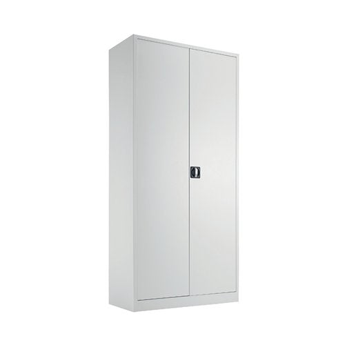 TALOS DOUBLE DOOR STATIONERY CUPBOARD 920X420X1950MM WHITE K