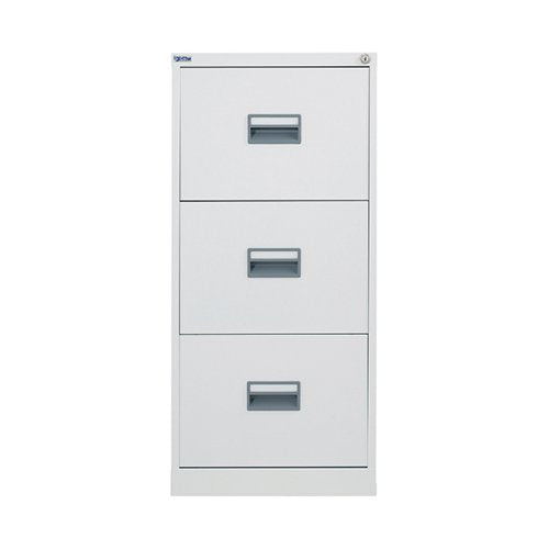 TALOS 3 DRAWER FILING CABINET 465X620X1000MM WHITE KF78769
