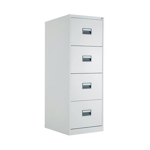 TALOS 4 DRAWER FILING CABINET 465X620X1300MM WHITE KF78773