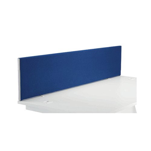 JEMINI STRAIGHT DESK MOUNTED SCREEN 1800X25X400MM BLUE KF789