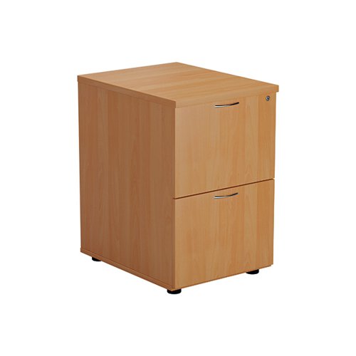 JEMINI 2 DRAWER FILING CABINET 464X600X710MM BEECH KF79455