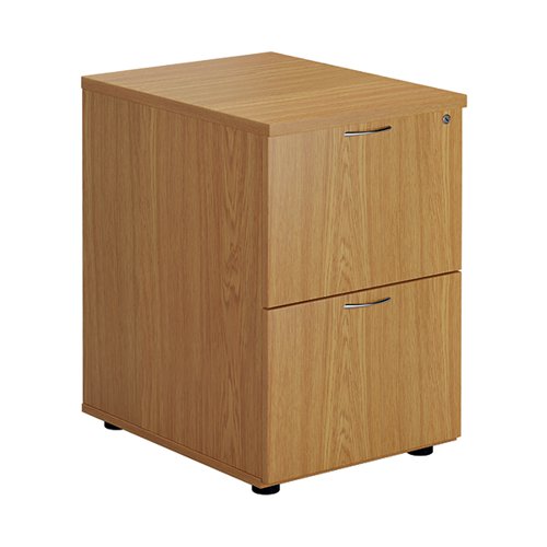 FIRST 2 DRAWER FILING CABINET 465X600X730MM NOVA OAK KF79916