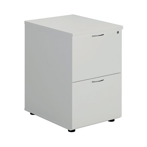 FIRST 2 DRAWER FILING CABINET 464X600X710MM WHITE KF79919