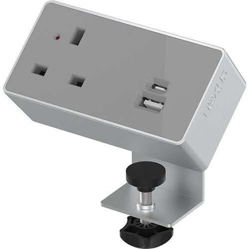 ASTIN NEXUS ON DESK POWER BUNDLE 590X900X1050MM GREY KF80002