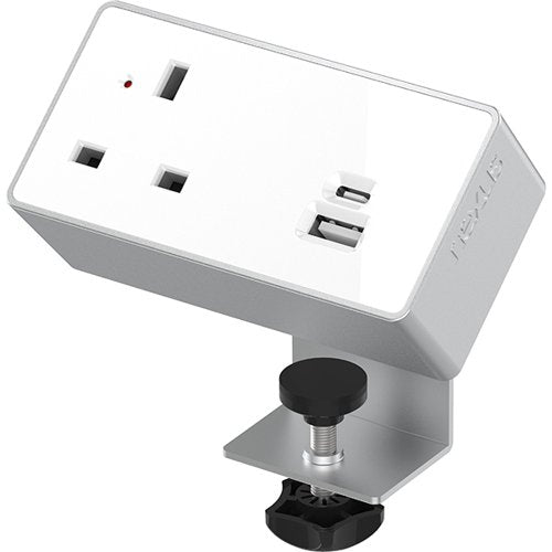 ASTIN NEXUS ON DESK POWER BUNDLE 590X900X1050MM WHITE KF8000
