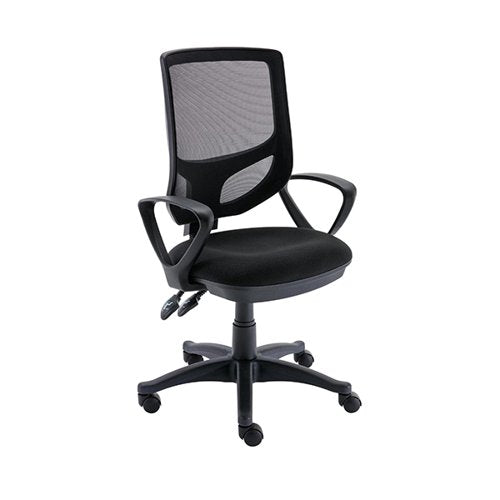 ASTIN NESTA MESH BACK OPERATOR CHAIR WITH FIXED ARMS 590X900