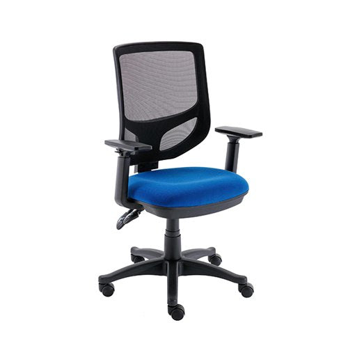 ASTIN NESTA MESH BACK OPERATOR CHAIR ROYAL BLUE WITH FIXED A