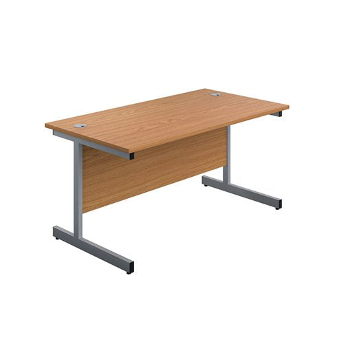 FIRST RECTANGULAR CANTILEVER DESK 1200X800X730MM NOVA OAK/SI