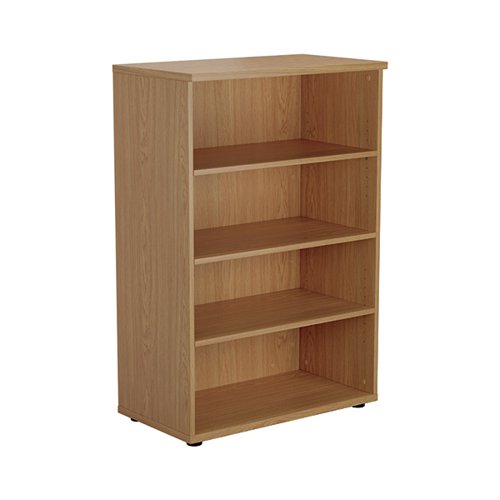 FIRST 3 SHELF WOODEN BOOKCASE 800X450X1200MM NOVA OAK KF8036