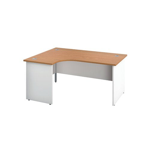 JEMINI SWITCH RADIAL LEFT HAND DESK 1800X1200X730MM NOVA OAK