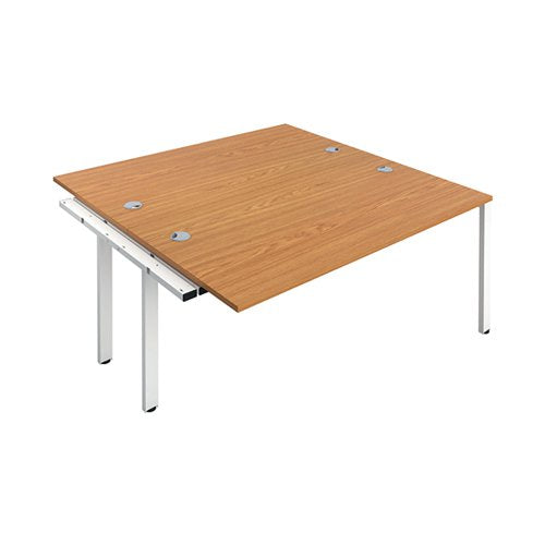 JEMINI 2 PERSON EXTENSION BENCH DESK 1400X1600X730MM NOVA OA