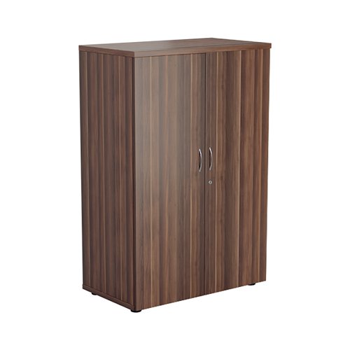 JEMINI WOODEN CUPBOARD 800X450X1600MM DARK WALNUT KF810407