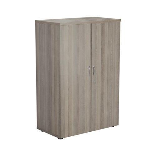 JEMINI WOODEN CUPBOARD 800X450X1600MM GREY OAK KF810414