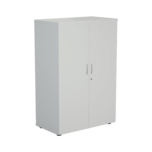 JEMINI WOODEN CUPBOARD 800X450X1600MM WHITE KF810445