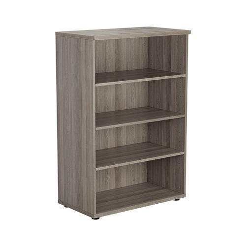 JEMINI WOODEN BOOKCASE 800X450X1600MM GREY OAK KF810513
