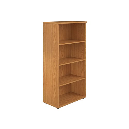 JEMINI WOODEN BOOKCASE 800X450X1600MM NOVA OAK KF810537