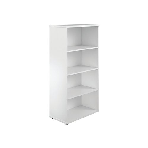 JEMINI WOODEN BOOKCASE 800X450X1600MM WHITE KF810544