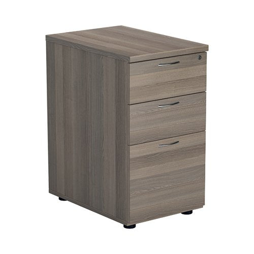 JEMINI ESSENTIALS 3 DRAWER DESK HIGH PEDESTAL 404X600X730MM