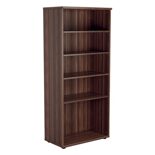 JEMINI WOODEN BOOKCASE 800X450X1800MM DARK WALNUT KF810988