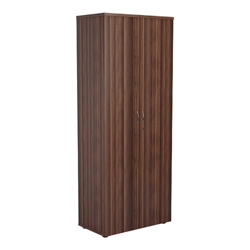 JEMINI WOODEN CUPBOARD 800X450X2000MM DARK WALNUT KF811053