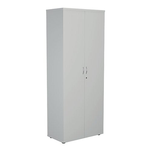 JEMINI WOODEN CUPBOARD 800X450X2000MM WHITE KF811091