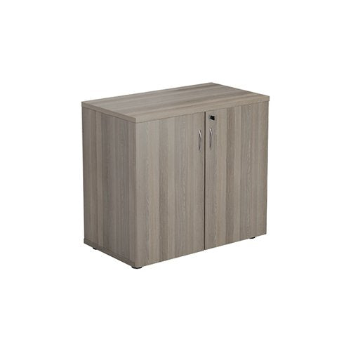 JEMINI WOODEN CUPBOARD 800X450X730MM GREY OAK KF811237