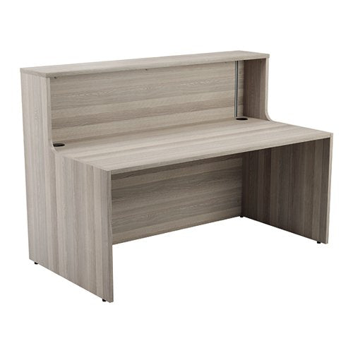 JEMINI RECEPTION UNIT 1600X800X740MM GREY OAK KF818299