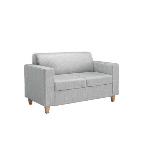 AVIOR ICEBERG BAND 1 2 SEATER FABRIC SOFA WITH WOODEN FEET K