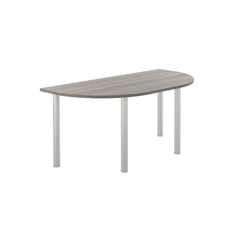 JEMINI SEMI CIRCULAR MULTIPURPOSE TABLE 1600X800X730 GREY OA