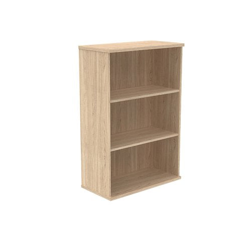 POLARIS BOOKCASE 2 SHELF 800X400X1204MM CANADIAN OAK KF82105