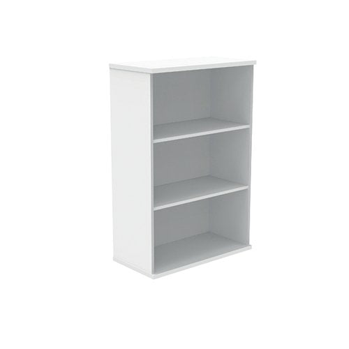 POLARIS BOOKCASE 2 SHELF 800X400X1204MM ARCTIC WHITE KF82110