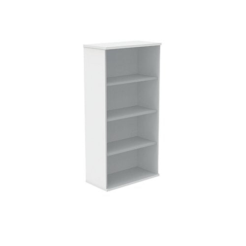 POLARIS BOOKCASE 3 SHELF 800X400X1592MM ARCTIC WHITE KF82111