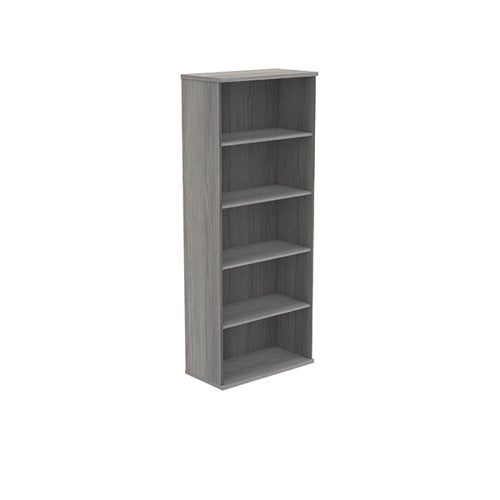 POLARIS BOOKCASE 4 SHELF 800X400X1980MM ALASKAN GREY OAK KF8