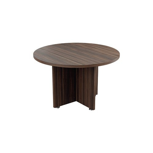 AVIOR EXECUTIVE CIRCULAR MEETING TABLE 1200X1200X750MM DARK
