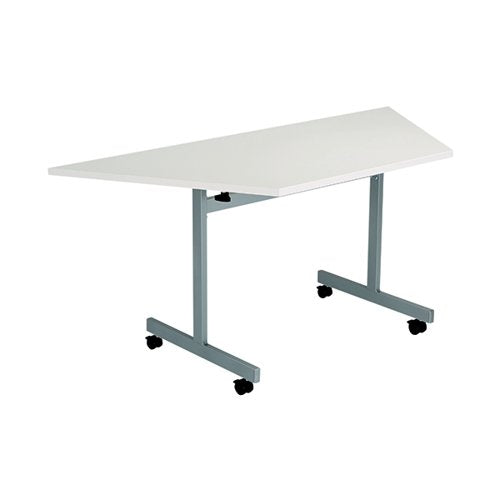JEMINI TRAP TILT TABLE 1600X800X720MM WHITE/SILVER KF822585